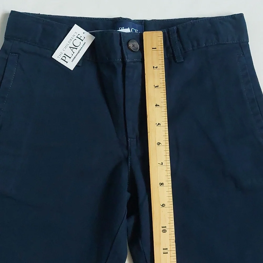 The‎ Children's Place Husky  Boys uniform chino Pants adjustable Waist Size 6